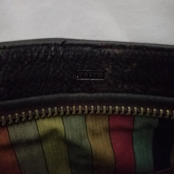 Authentic Vintage 1960's Black Coach Bonnie Cashin Legacy DoubleKiss Lock Purse - Picture 5 of 13